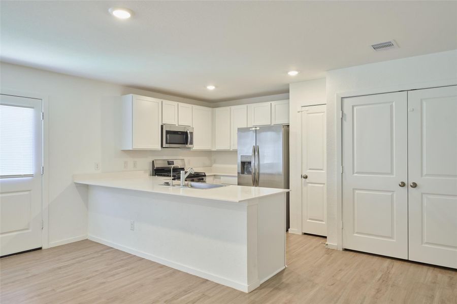 Furnished interior view inside a new home in Tavola: Cottage Collection, New Caney (Image 10).