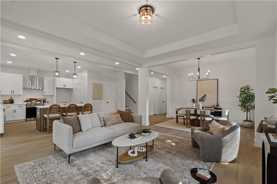 Furnished interior view inside a new home in , Scottdale (Image 16).