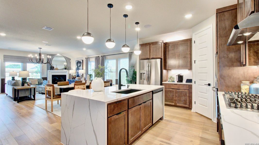 Furnished interior view inside a new home in Prominence, San Antonio (Image 10).