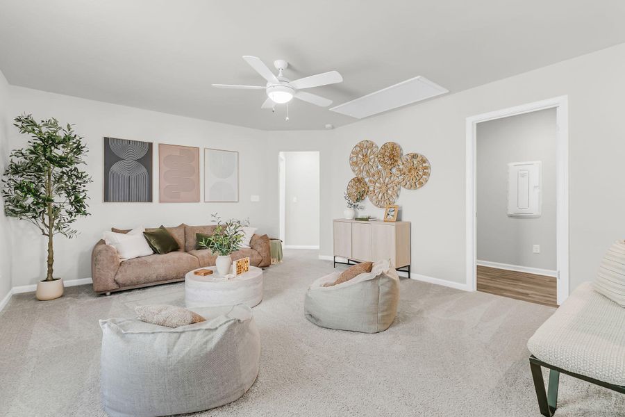 Furnished interior view inside a new home in Wildcat Chase, Summerville (Image 10).