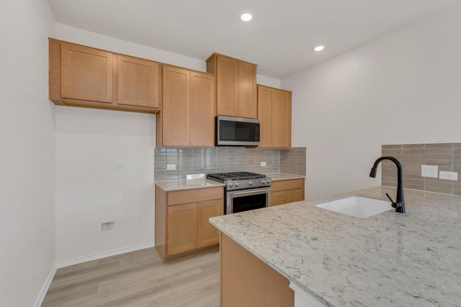 Furnished interior view inside a new home in Salerno - Heritage Collection, Round Rock (Image 5). Furnished interior view inside a new home in Salerno - Heritage Collection, Round Rock (Image 5).
