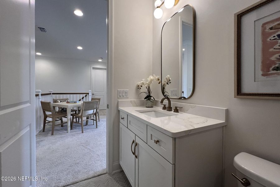 Furnished interior view inside a new home in Reflections at Nocatee, Ponte Vedra (Image 10). Furnished interior view inside a new home in Reflections at Nocatee, Ponte Vedra (Image 10).