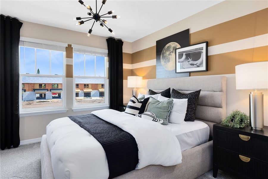 Furnished interior view inside a new home in Harbor Square, Palm Bay (Image 22).