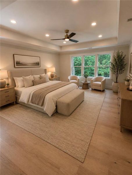 Furnished interior view inside a new home in , Peachtree Corners (Image 31).