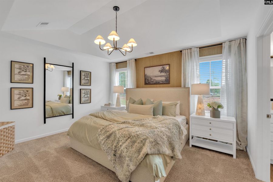 Furnished interior view inside a new home in Boykin Hills, Chapin (Image 22).