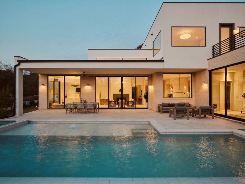 Exterior details and patio area of a home in , Austin (Image 3).