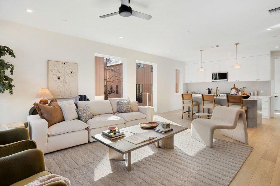 Furnished interior view inside a new home in , Austin (Image 5).