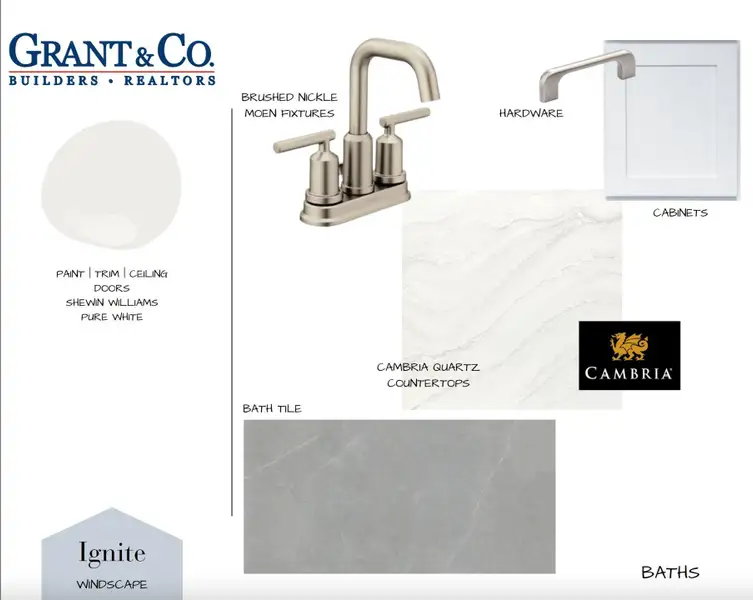 View of a document with a collage of images