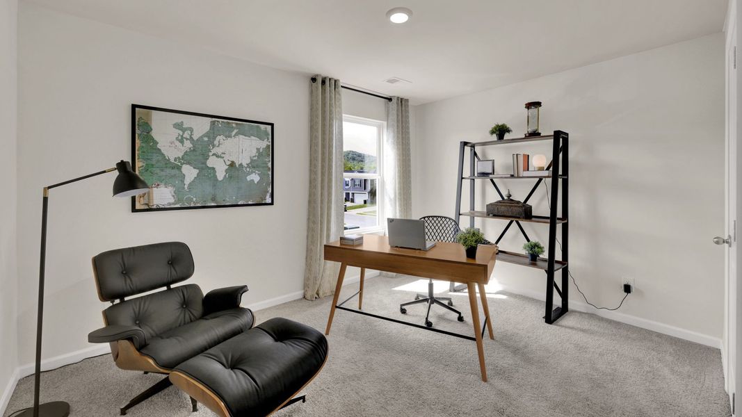 Furnished interior view inside a new home in Fox Hollow, Dalton (Image 42).