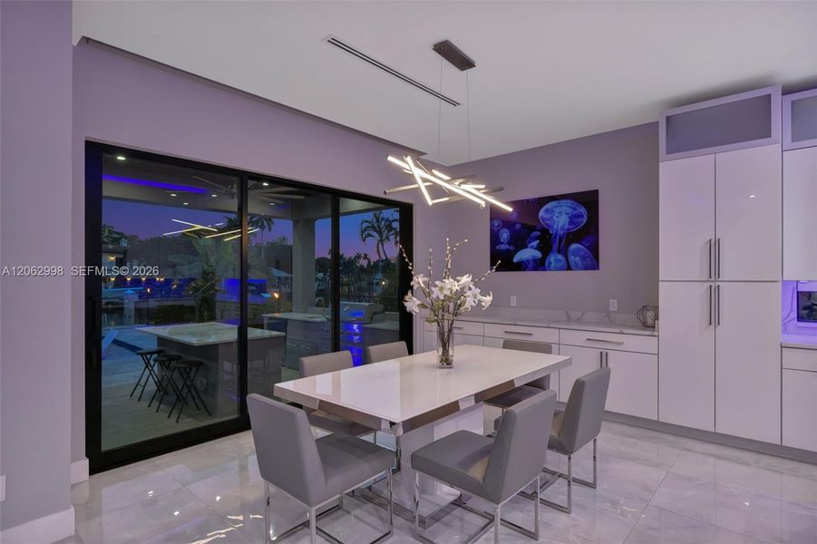 Furnished interior view inside a new home in , Fort Lauderdale (Image 6).