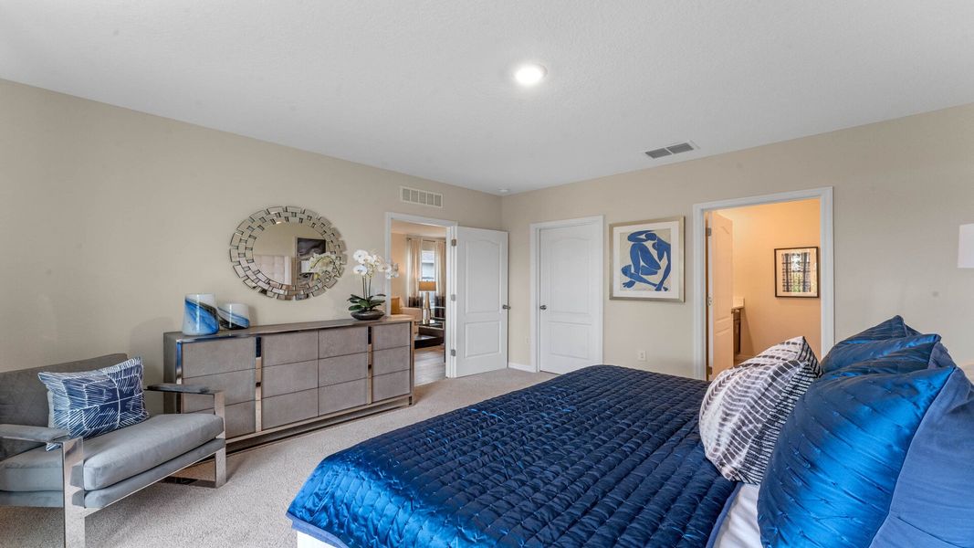 Furnished interior view inside a new home in Harmony West, St. Cloud (Image 23).