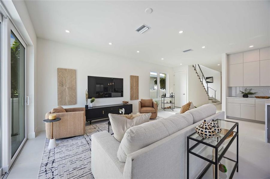 Furnished interior view inside a new home in , Sarasota (Image 11).