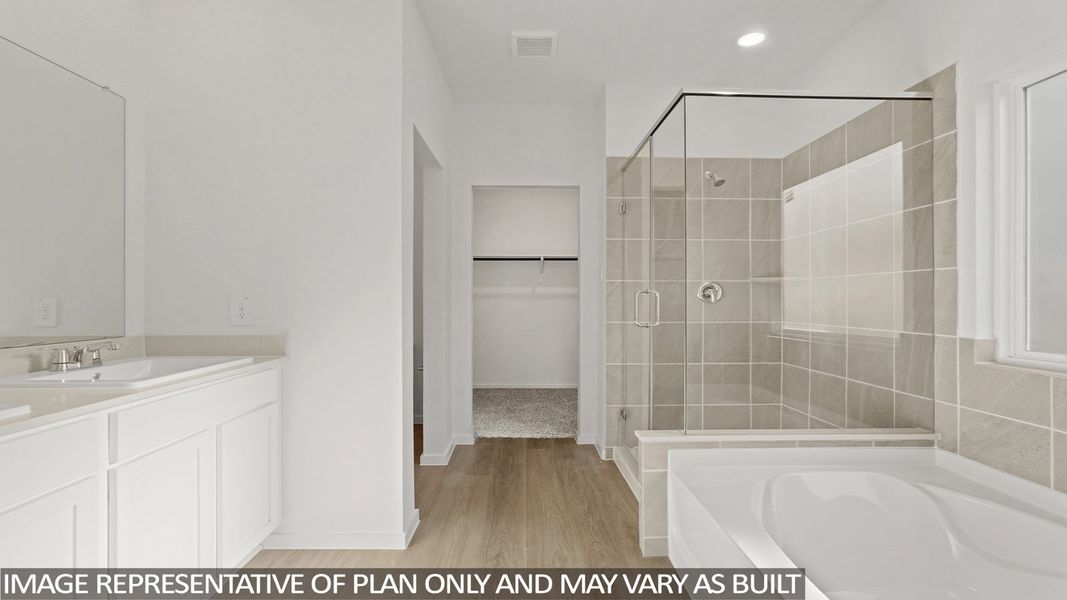 Furnished interior view inside a new home in New Waverly Station, New Waverly (Image 7). Furnished interior view inside a new home in New Waverly Station, New Waverly (Image 7).