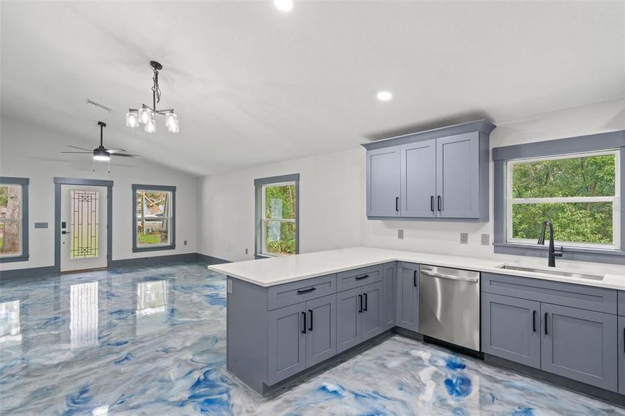 Furnished interior view inside a new home in , Brooksville (Image 7).