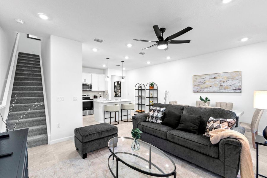 Furnished interior view inside a new home in , Stuart (Image 3).
