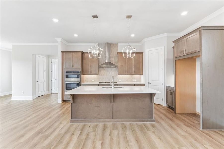 Furnished interior view inside a new home in Aberdeen, Hoschton (Image 6).