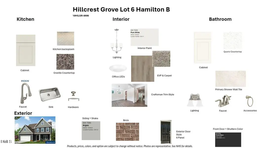 Interior/Exterior Colors