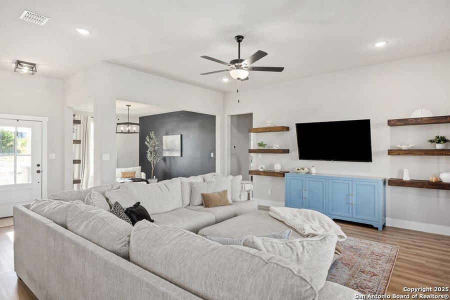 Furnished interior view inside a new home in , Kerrville (Image 18). Furnished interior view inside a new home in , Kerrville (Image 18).