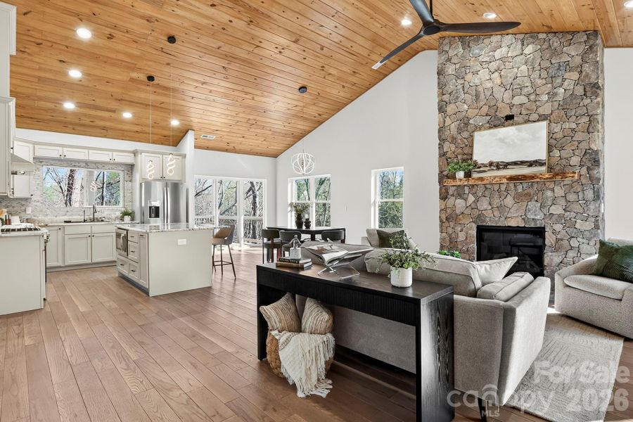 Furnished interior view inside a new home in , Hendersonville (Image 5).