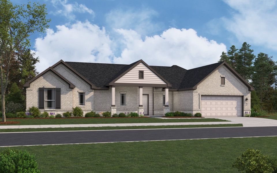 Rendering of floor plan. Colors and features may differ from shown representation.