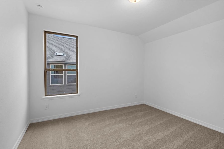 Third bedroom. Sample product photo. Actual exterior and interior selections may vary by homesite. Photo may be virtually staged.