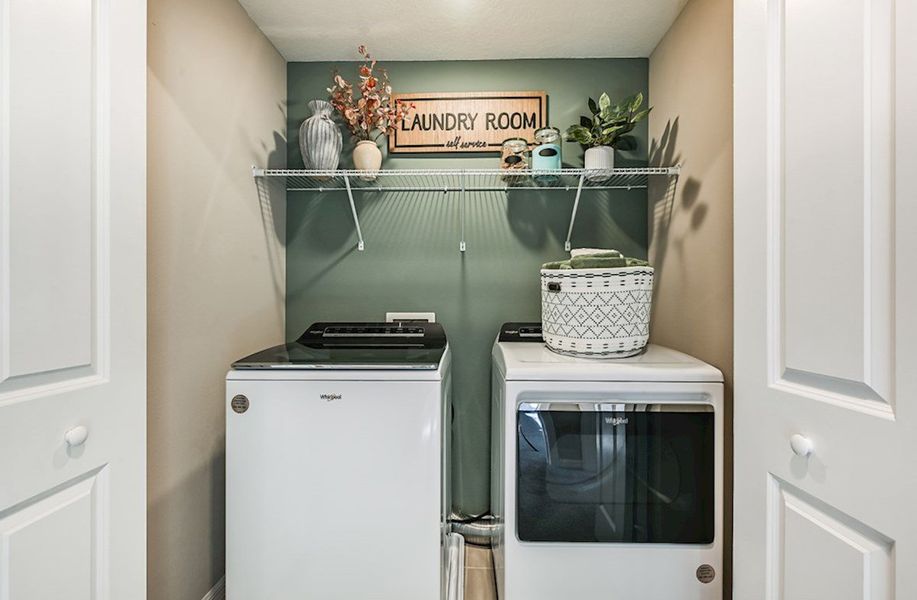 Magnolia Laundry Closet