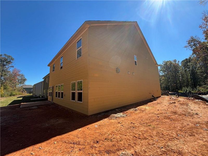 Exterior details and patio area of a home in Creekside, Dawsonville (Image 3).