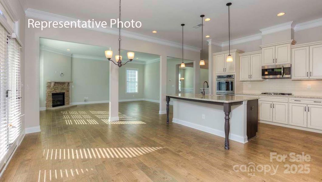 Furnished interior view inside a new home in Sanctuary at Southgate, Indian Trail (Image 8).