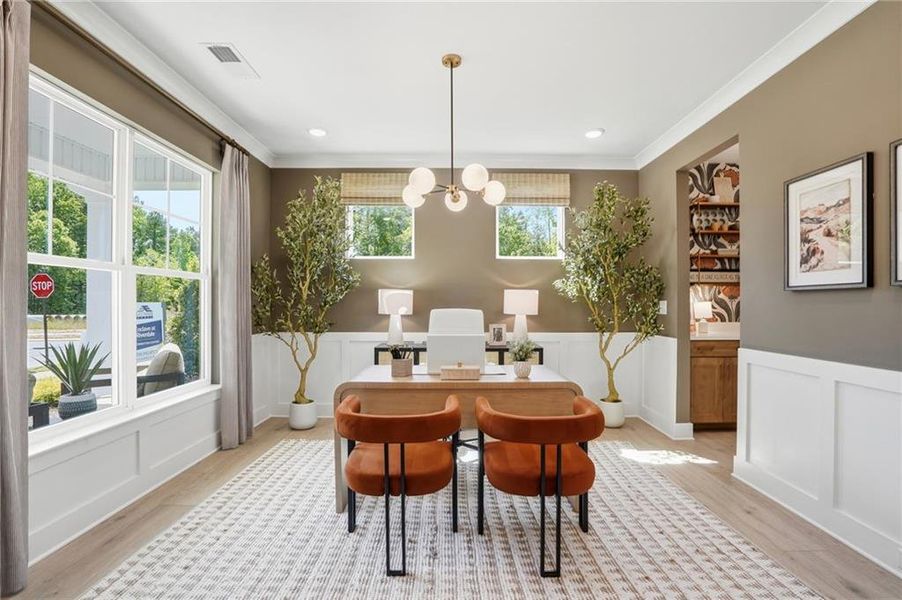 Furnished interior view inside a new home in Marble Tree, Ball Ground (Image 19).