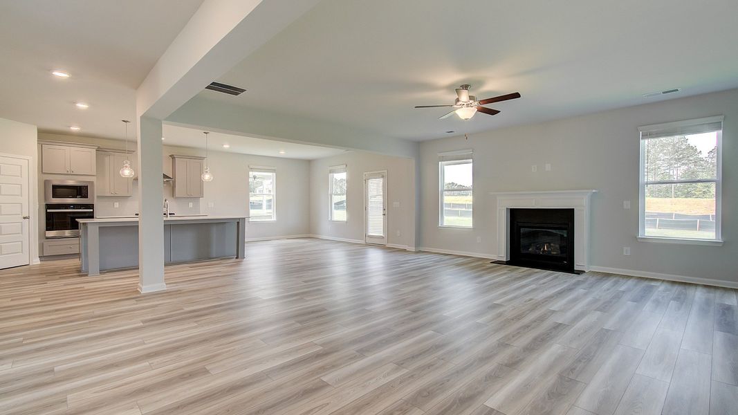 Furnished interior view inside a new home in Westwind Estates, Hampton (Image 9).