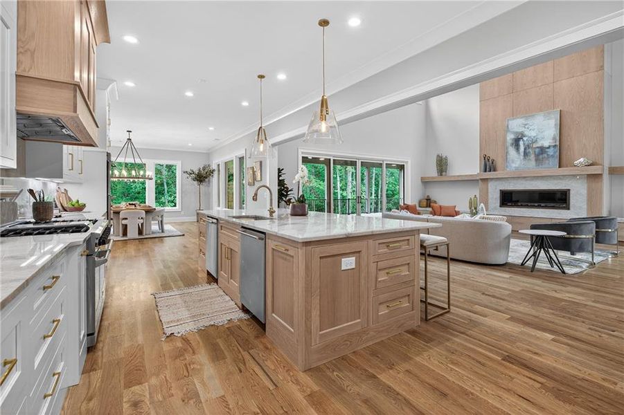 Furnished interior view inside a new home in , Newnan (Image 17).