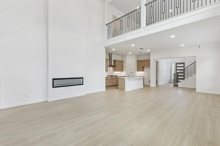 Open Floor Plan in the Da Vinci II home plan by Trophy Signature Homes – REPRESENTATIVE PHOTO