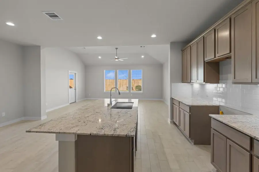 Furnished interior view inside a new home in Briarwood Crossing, Rosenberg (Image 9). Furnished interior view inside a new home in Briarwood Crossing, Rosenberg (Image 9).