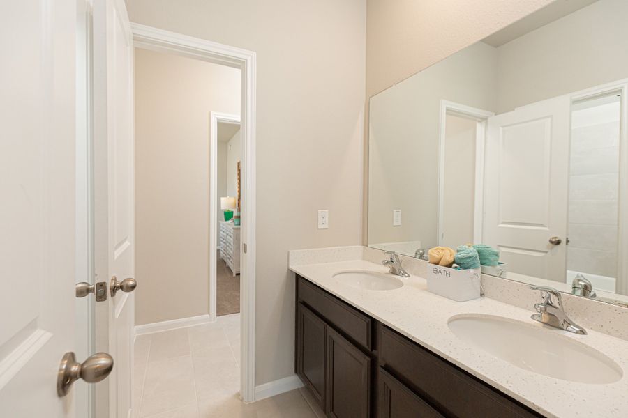 Furnished interior view inside a new home in Montgomery Ridge, Montgomery (Image 11).
