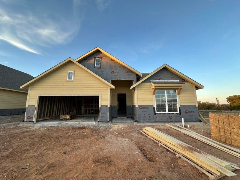 In-progress construction of a new home in Covenant Park, Springtown, TX (Image 3). In-progress construction of a new home in Covenant Park, Springtown, TX (Image 3).