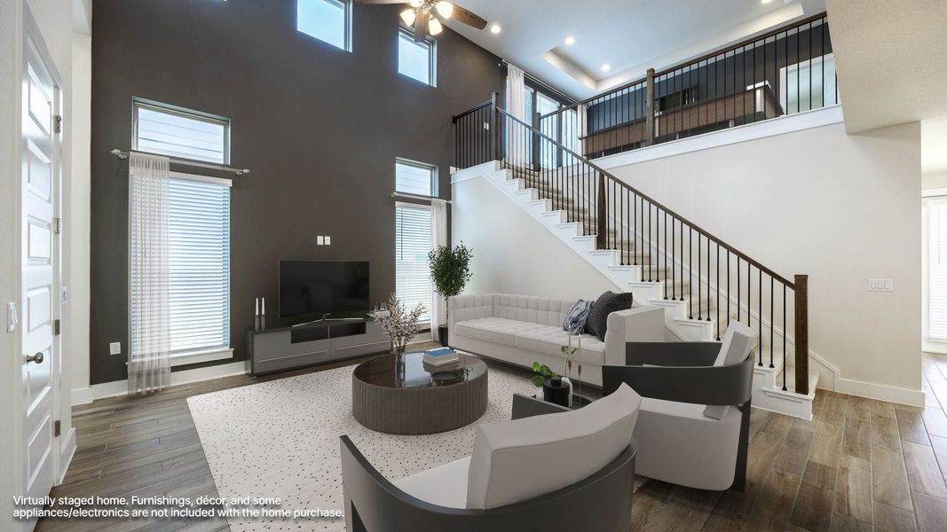 Furnished interior view inside a new home in Easton Park, Austin (Image 5).