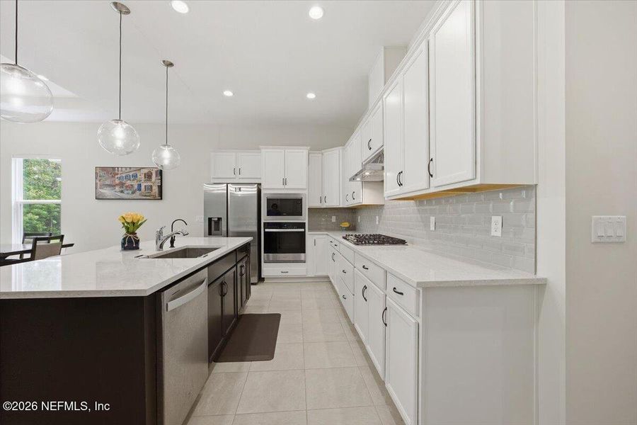 Furnished interior view inside a new home in , Jacksonville (Image 10).