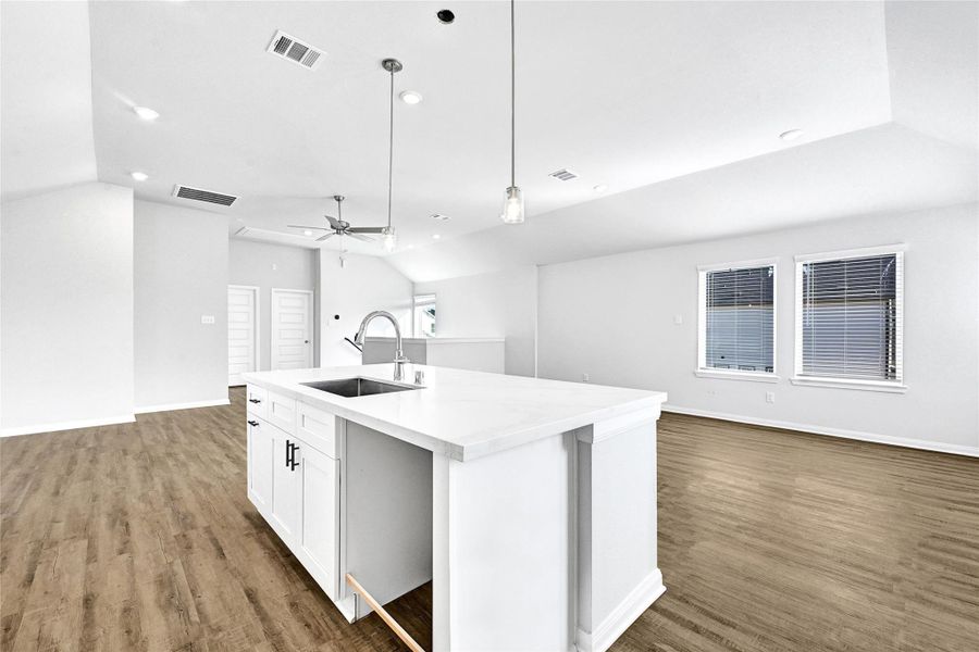 Furnished interior view inside a new home in Aldine Pines, Houston (Image 7).