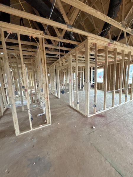 In-progress construction of a new home in Robinson Oaks, Gastonia, NC (Image 18).