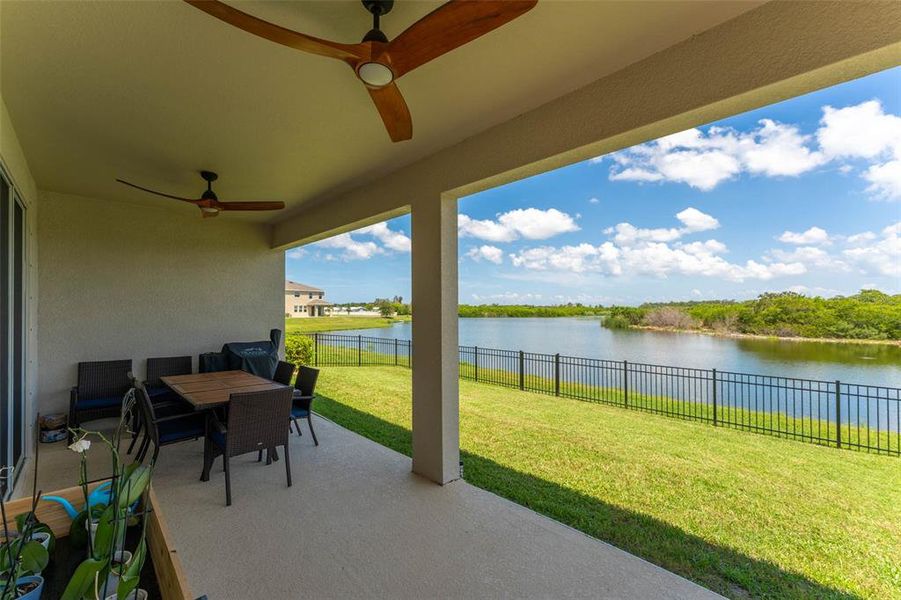 Exterior details and patio area of a home in Evergreen, Bradenton (Image 32). Exterior details and patio area of a home in Evergreen, Bradenton (Image 32).