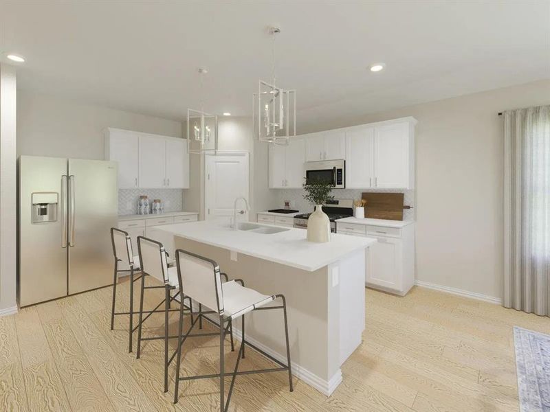 Furnished interior view inside a new home in Stratton Place, Greenville (Image 5).