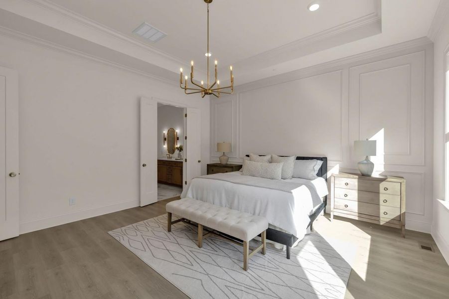 Furnished interior view inside a new home in Annecy, Nolensville (Image 32).