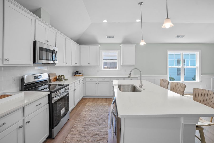 Representative furnished interior of a home built from the Shoreline by Bill Clark Homes in Osprey Landing, Southport (Image 13).