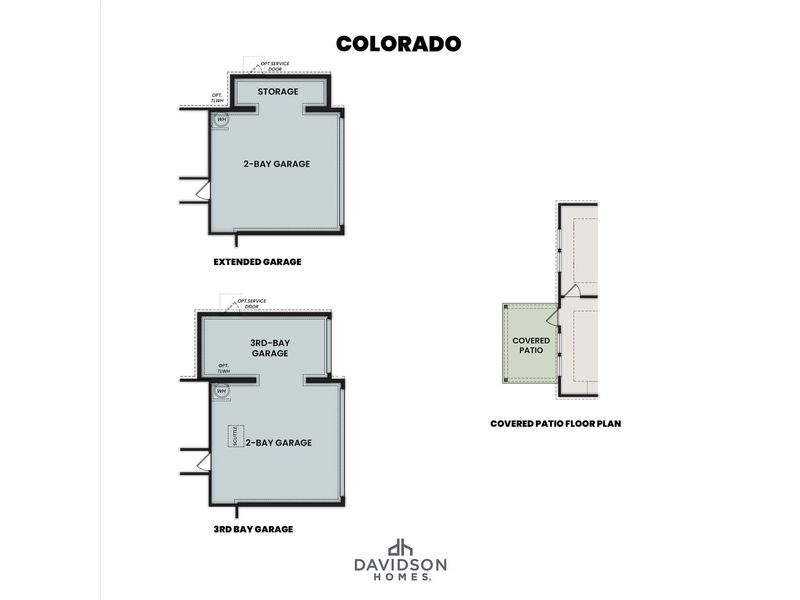 2D floor plan layout for the The Colorado F by Davidson Homes LLC in Spring Branch Crossing, Conroe, TX (Image 5). 2D floor plan layout for the The Colorado F by Davidson Homes LLC in Spring Branch Crossing, Conroe, TX (Image 5).