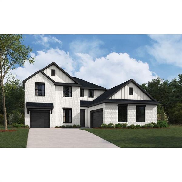 The Shenandoah II Floorplan - Modern Farmhouse Exterior