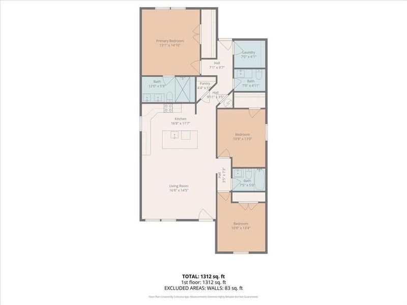 2D floor plan layout of this home in , Mabank, TX (Image 5).