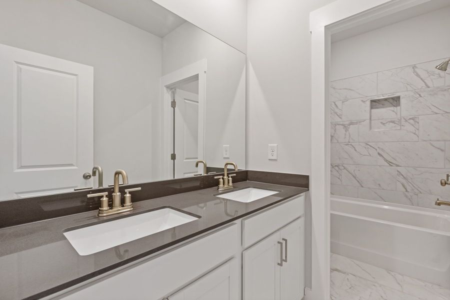 Representative furnished interior of a home built from the Canterbury by Crawford Creek Communities in Red Bird Manor, Jefferson (Image 35).