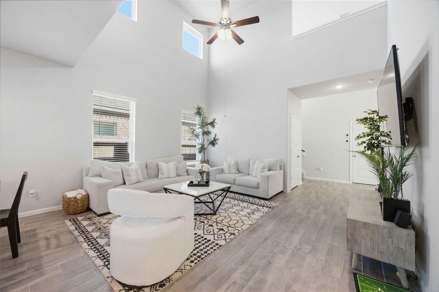 Furnished interior view inside a new home in , Houston (Image 8).