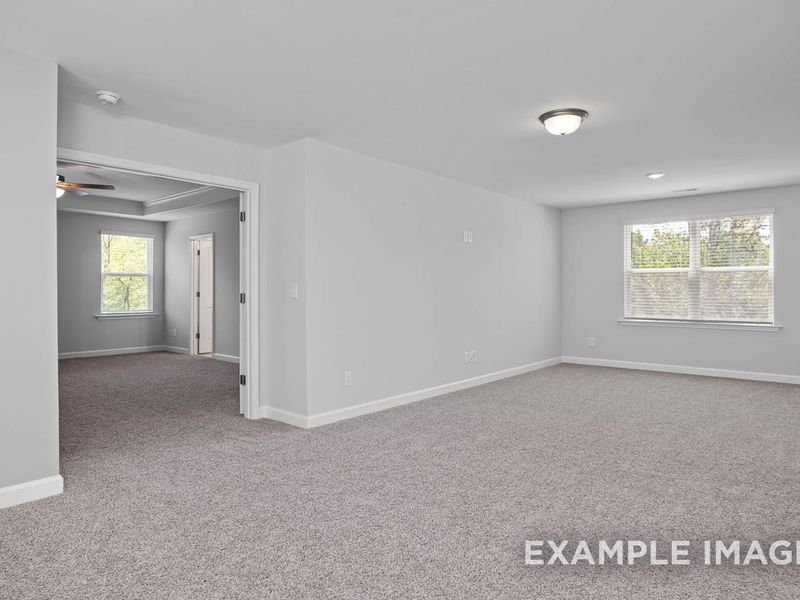 Representative unfurnished interior of a home built from the The Preston A by Davidson Homes LLC in Wellers Knoll, Lillington (Image 38). Representative unfurnished interior of a home built from the The Preston A by Davidson Homes LLC in Wellers Knoll, Lillington (Image 38).