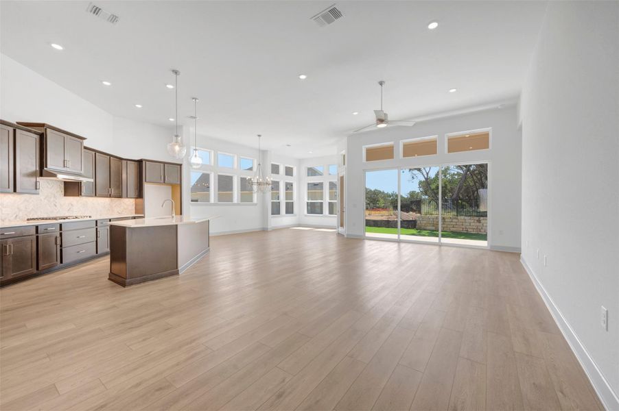 Kitchen - Dining / Sitting Area - Family Room